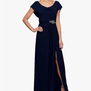 NWT - Beautiful, Elegant, Navy Gown